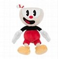 Cuphead Mugman Plush Toy Mecup And Brocup Soft Stuffed Doll 25cm 3