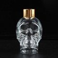 150ml Skull shape diffuser bottles with aluminum cap 3