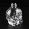 150ml Skull shape diffuser bottles with aluminum cap 4