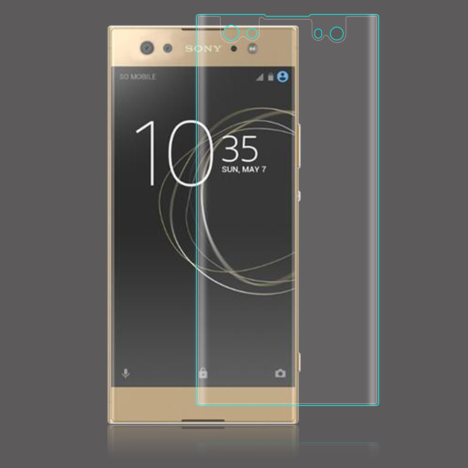 3D full cover tempered glass screen protector for Sony ZA