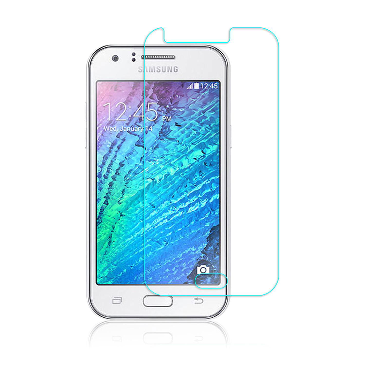 2.5D Utra Clear full transparent tempered glass screen protector for Samsung J3 4