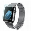 3D fiber frame tempered glass screen protector for Iwatch 4