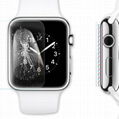 3D fiber frame tempered glass screen protector for Iwatch 5