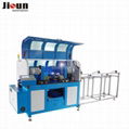 Automatic tube cutting and chamfering machine