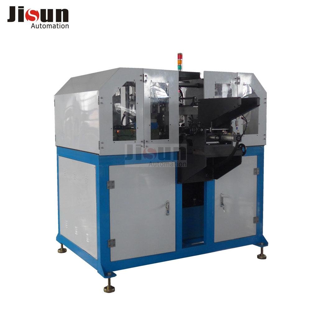 tube chamfering and end forming machine