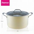 FISSMAN 2018 hot sale 2ply Stainless Steel 18cm casserole with lid   4