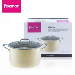 FISSMAN 2018 hot sale 2ply Stainless Steel 18cm casserole with lid  