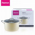 FISSMAN 2018 hot sale 2ply Stainless Steel 20cm casserole with lid   1