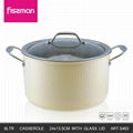 FISSMAN 2018 hot sale 2ply Stainless Steel 24cm casserole with lid   3