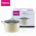 FISSMAN 2018 hot sale 2ply Stainless Steel 24cm casserole with lid   1