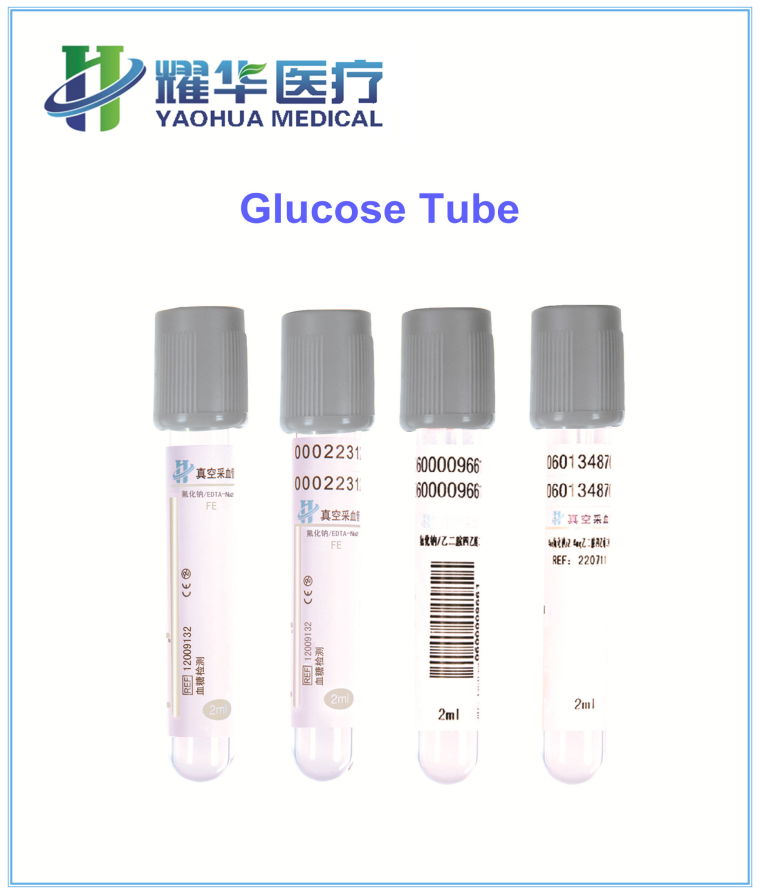 Glucose test blood collection  tube with CE approved