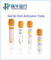 gel and clot activator blood collection tube with CE approved