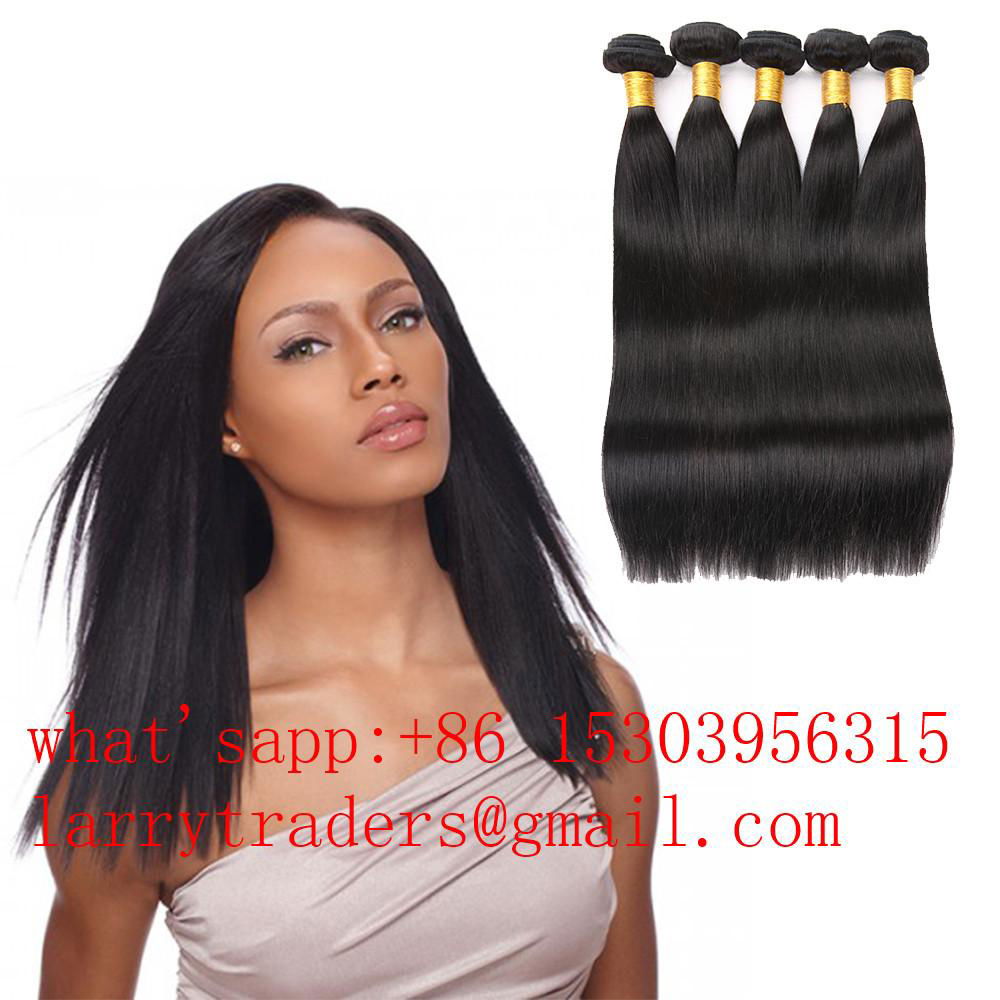 Brazilian Straight 100% Unprocessed Virgin Human Hair Weave