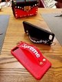Hotting sale brand Supreme leather cover case with Bowl for iphone X 8 8plus 7 