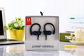 Hotting sale wireless bluetooth sport power 3 with logo earphone earbuds 10