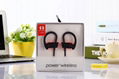 Hotting sale wireless bluetooth sport power 3 with logo earphone earbuds