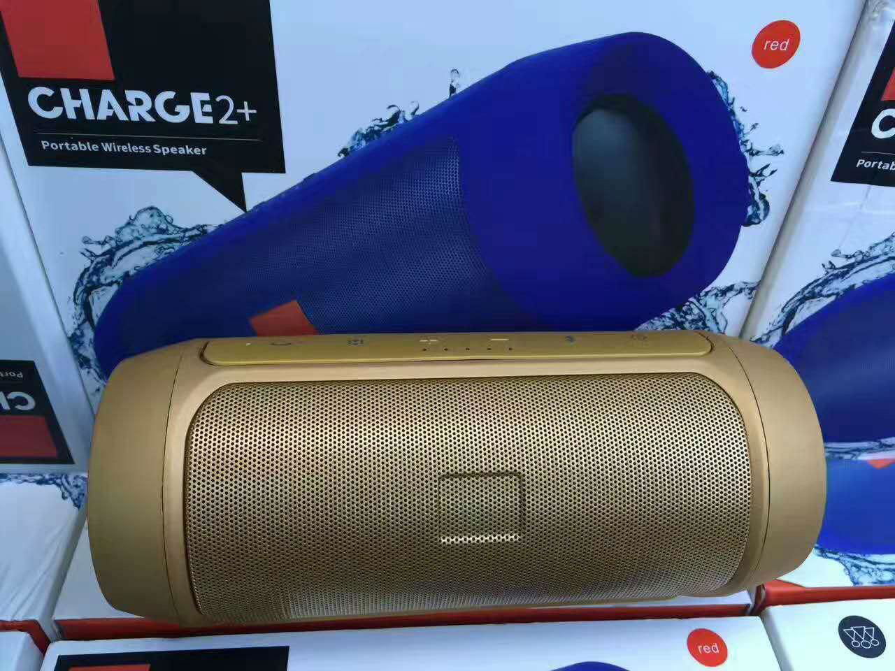 AAAAAA+ quality charger2+ with logo Wireless bluetooth speaker sound box 4