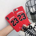 New design sweet case Jordan 23 case with belt for iphone X 8 8plus 7 7plus 6 6