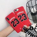 New design sweet case Jordan 23 case with belt for iphone X 8 8plus 7 7plus 6