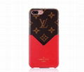 LV leather case luxury brand case with casrd for iphone 11 pro max xs max xr 7  