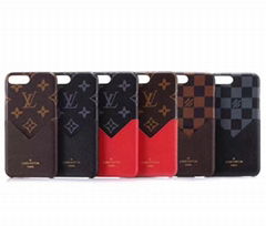     eather case luxury brand case with casrd for iphone 11 pro max xs max xr 7  