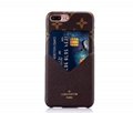 LV leather case luxury brand case with casrd for iphone 11 pro max xs max xr 7  