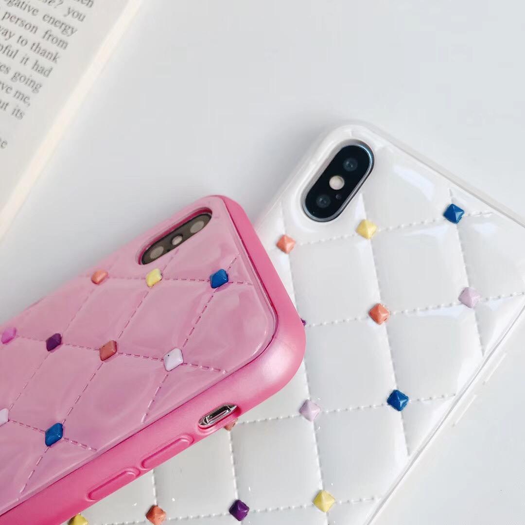 Hotting sale coloured diamond leather case for iphone X 8 8plus 7 7plus 6 6plus 2