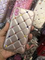 Hotting sale coloured diamond leather case for iphone X 8 8plus 7 7plus 6 6plus