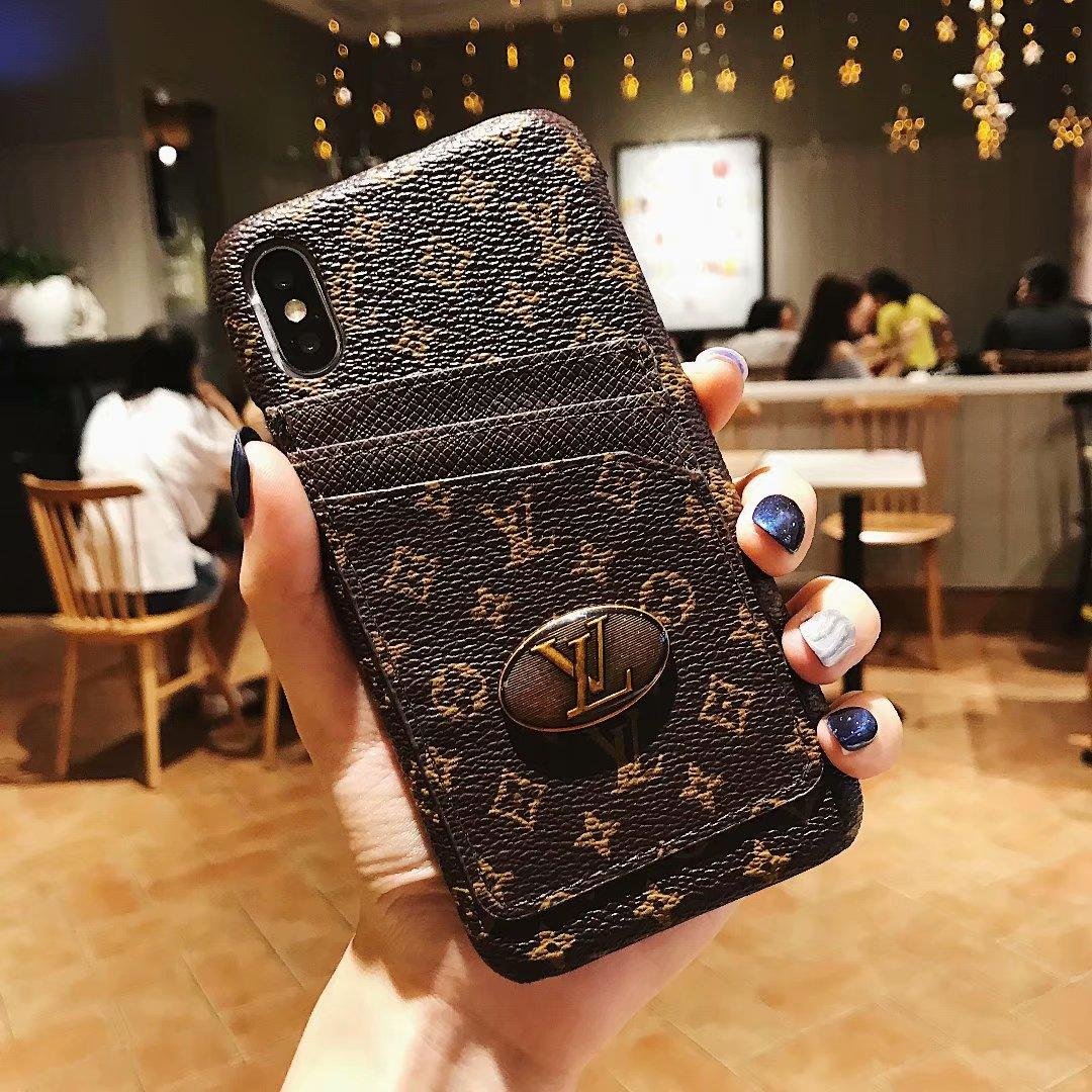 New Logo Three card LV case for iphone XS XS MAX IPHONE X 8 7 8PLUS CASE (China Manufacturer ...
