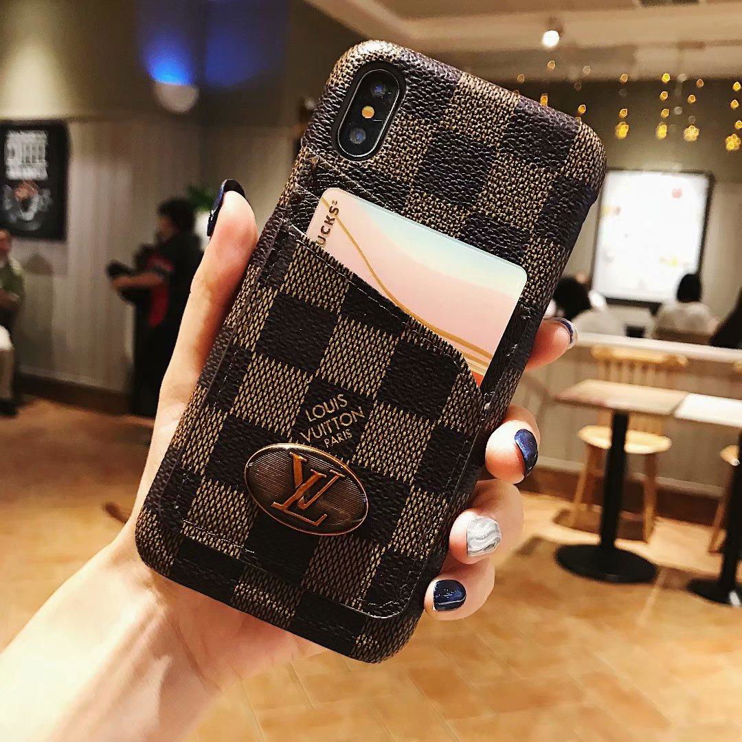 New Logo Three card LV case for iphone XS XS MAX IPHONE X 8 7 8PLUS CASE (China Manufacturer ...