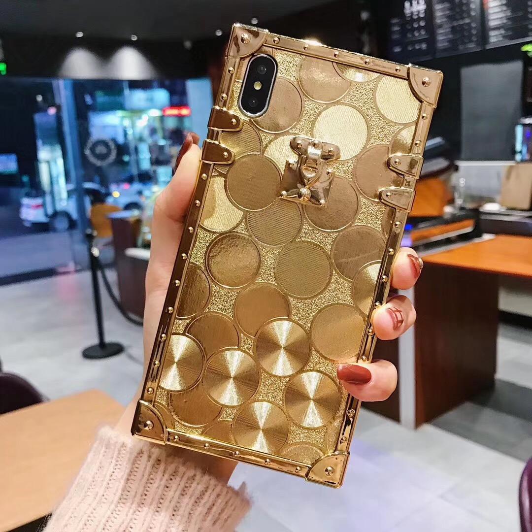 Fashion Beautiful gold case for iphone X XS XS max XR 7 7plus 8 8plus OEM (China Manufacturer