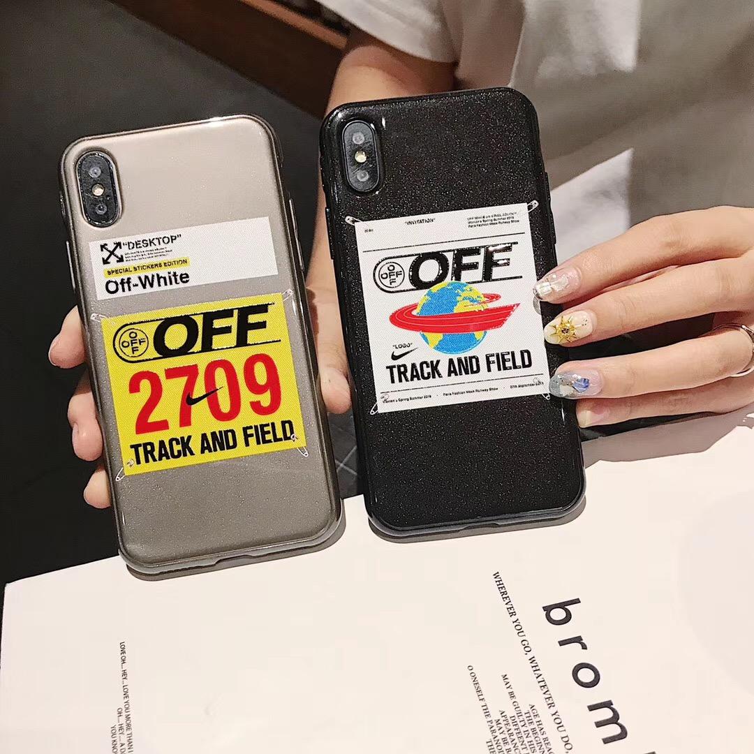 Pretty color New Off white phone case iphone xs max xr 8 8plus 7 7plus
