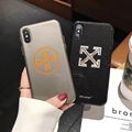 Pretty color New Off white phone case iphone xs max xr 8 8plus 7 7plus 6 6plus 