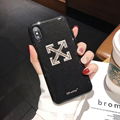 Pretty color New Off white phone case iphone xs max xr 8 8plus 7 7plus 6 6plus 