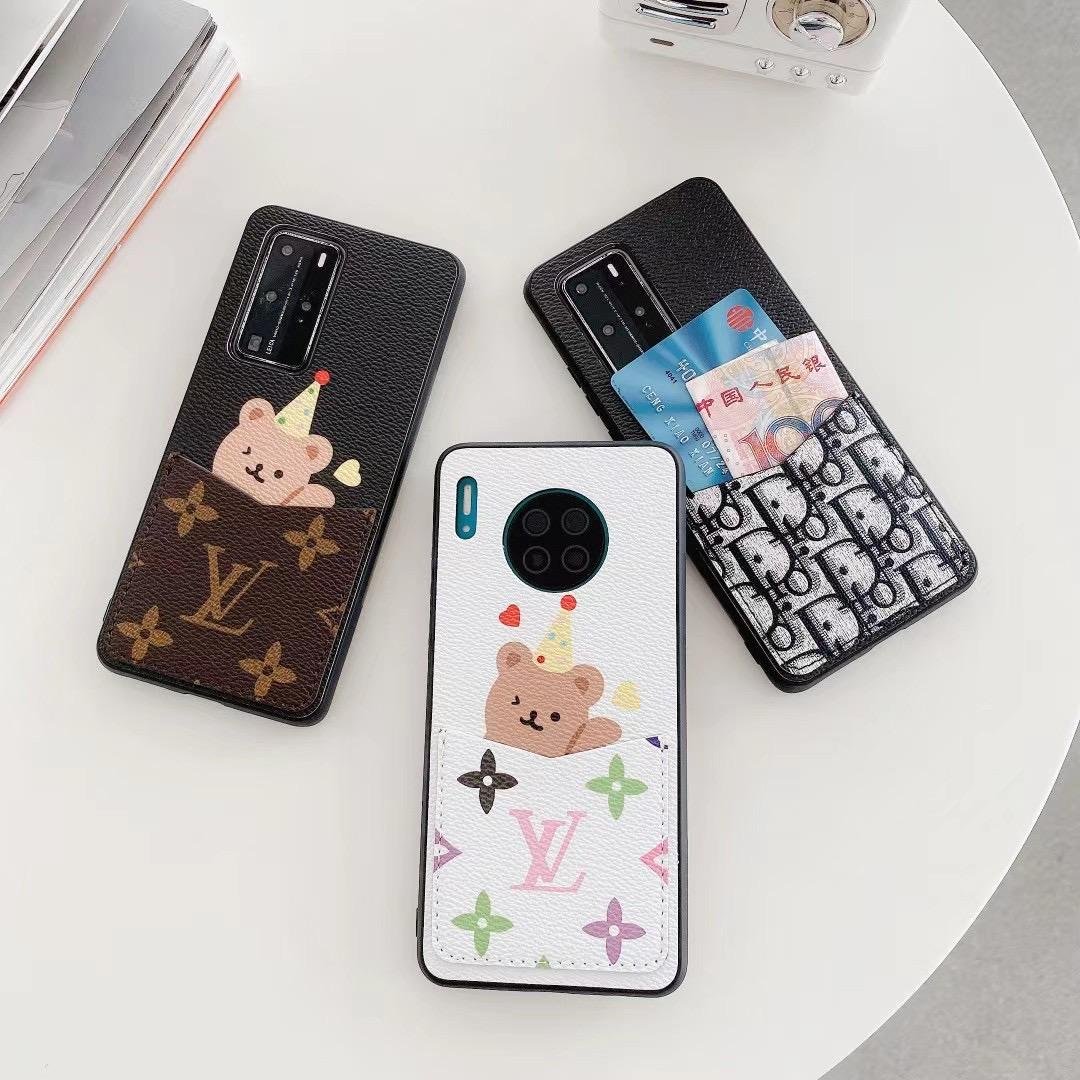 Brand case with casd  for iphone 12 pro max 12 mini 11 pro max xs max xr 7 8plus