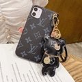 Popular LV phone case with Pendant for iphone 12 pro max xs max xr 11 pro max 7