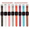 Popular Brand Leather belt for Apple watch 38mm/40mm/42mm/44mm can choose