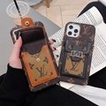 L Brand Leather case with bag belt for iphone 12 pro max 11 pro max xs max 7 8