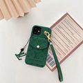 New LV phone case with card for iphone 12 pro max 11 pro max xs max 7 8