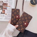 LV leather case with card case for iphone 12 pro max 11 pro max xs max 7 8plus