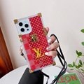 LV leather phone case with card for iphone 12 pro max 11 pro max xs max 7 8