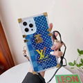 LV leather phone case with card for iphone 12 pro max 11 pro max xs max 7 8