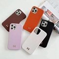 Hermes leather phone case for iphone 12 pro max 11 pro max xs max 7 8