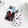 LV leather phone case for iphone 12 pro max 11 pro max xs max 7 8