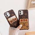 Louis Vuitton phone case with new logo card holder for iphone 13 pro max 12 pro 