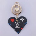 Louis Vuitton LV heart shaped Key chain Fashionable accessories