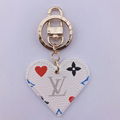 Louis Vuitton LV heart shaped Key chain Fashionable accessories