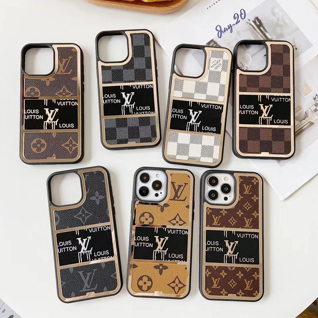 Louis Vuitton LV Stitching color case for iphone 13 pro max 12 pro max 11 pro xs