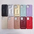 New YSL embossed leather case for iphone 13 pro max 12 pro max 11 pro xs max