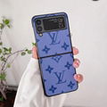 New hotting sale LV leather case for samsung Z flip 2 Z flip 3 Z flod 1 Z flod 2